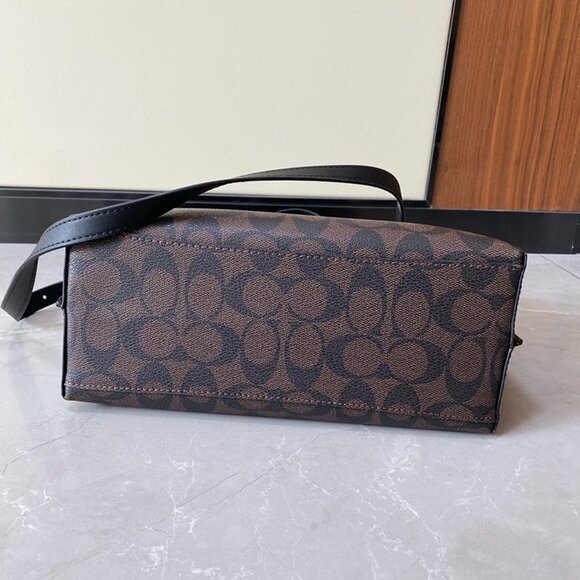 Coach Mollie Tote Brown - Picture 8 of 9